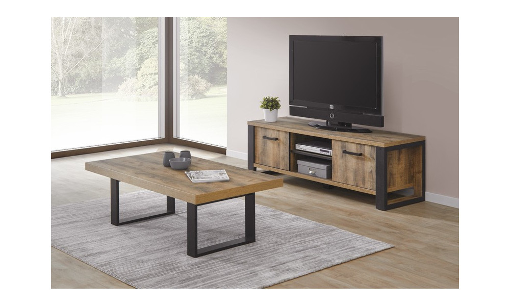 RHITMO - Table basse rectangulaire pieds U 